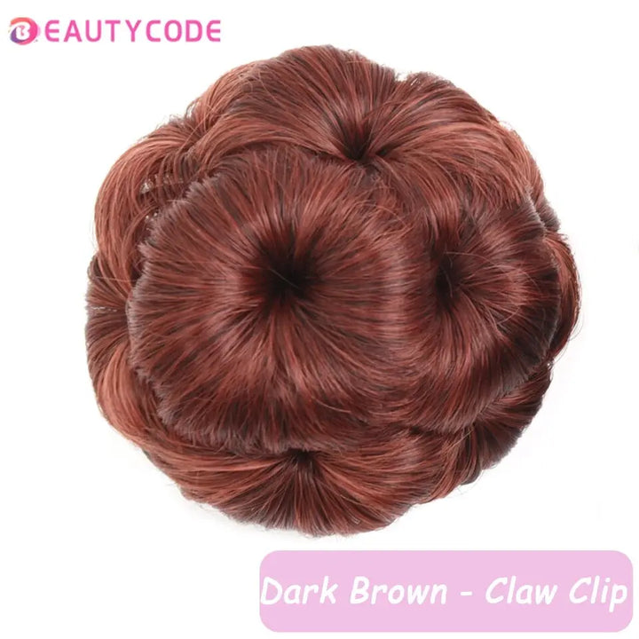 Secure and Chic - BEAUTYCODE Claw Clip-In Chignon in Black