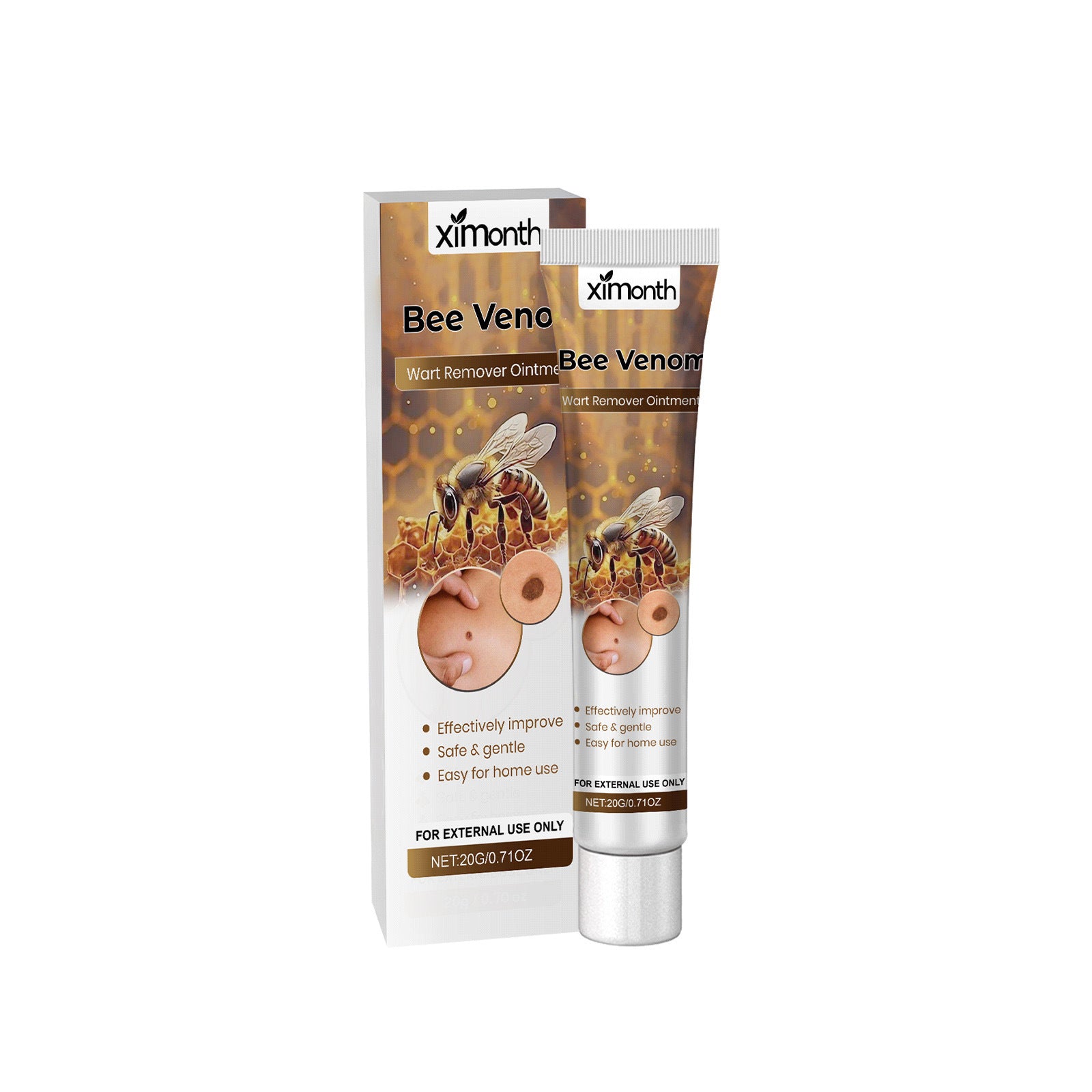 Gentle Cleansing Smooth Body Skin Moisturizing Skin Mole Bee