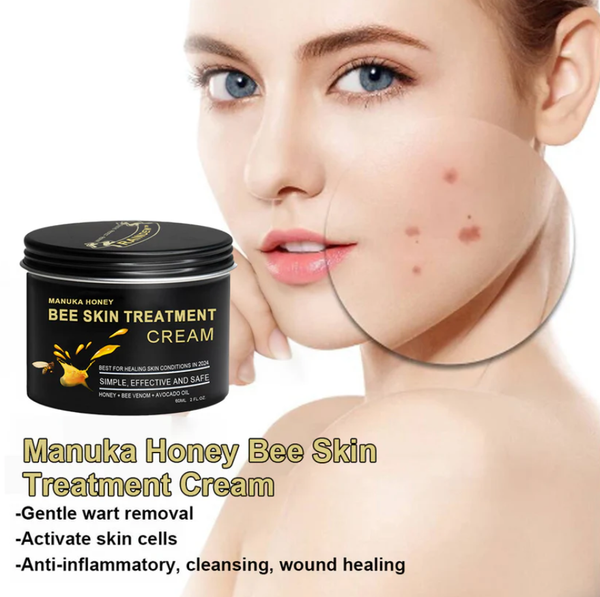 Bee skin treatment cream